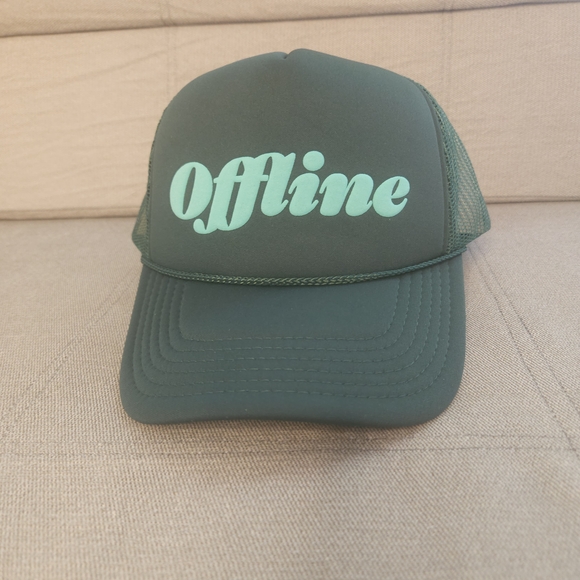 NWOT ULTA Green 'Offline' Trucker Hat - Picture 1 of 2